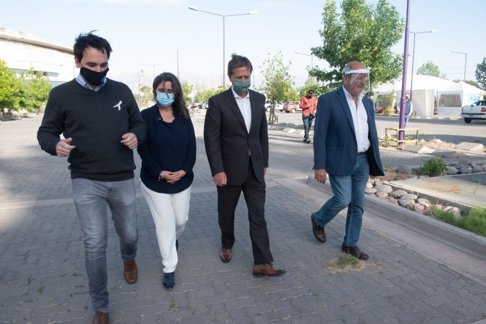 El Gobernador recorrió la estación COVID-19 FUESMEN
