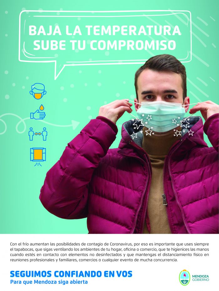 Cuando baja la temperatura subí el compromiso con tu salud