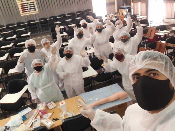 Tupungato: estudiantes de enfermería colaboran con los equipos de salud