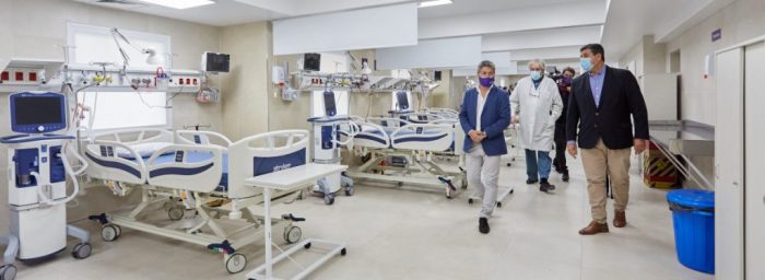 OSEP presentó la ampliación de la UTI del Hospital El Carmen
