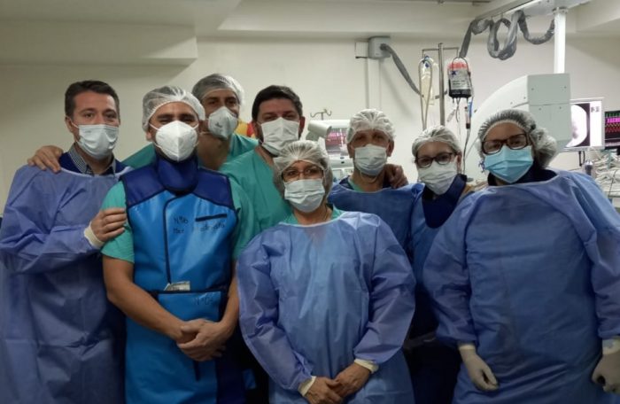 Novedosa intervención intraventricular en el Hospital Notti
