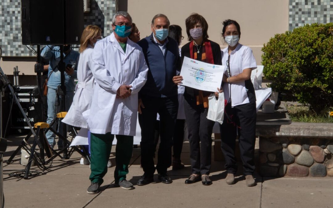 San Rafael: el Hospital Schestakow homenajeó a los fallecidos por la pandemia