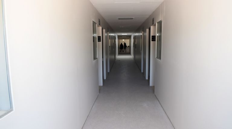 Interior del hospital-desnutrición