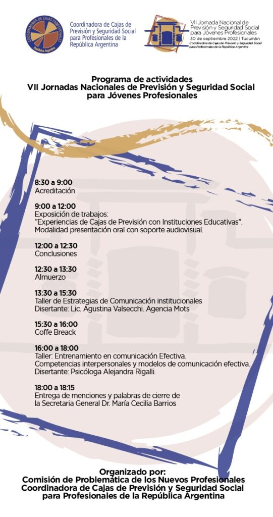 Programa actividades para jóvenes profesionales