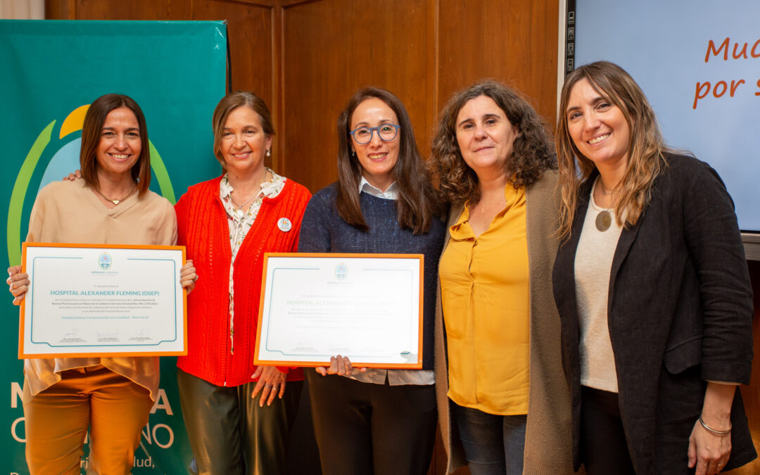 Salud reconoció a hospitales mendocinos por la calidad de atención y seguridad del paciente