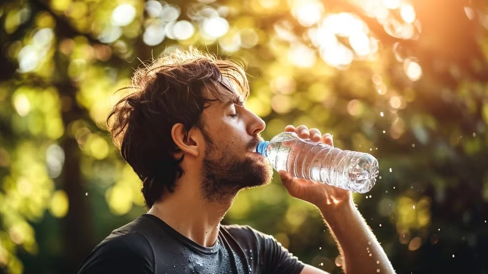 Mantenerse hidratado golpe de calor