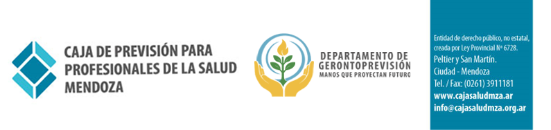 Caja Salud Mendoza - Departamento de Gerontoprevisión